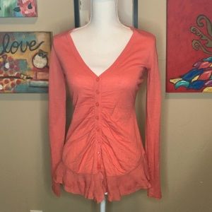 Anthropologie Pink Sweater Size S